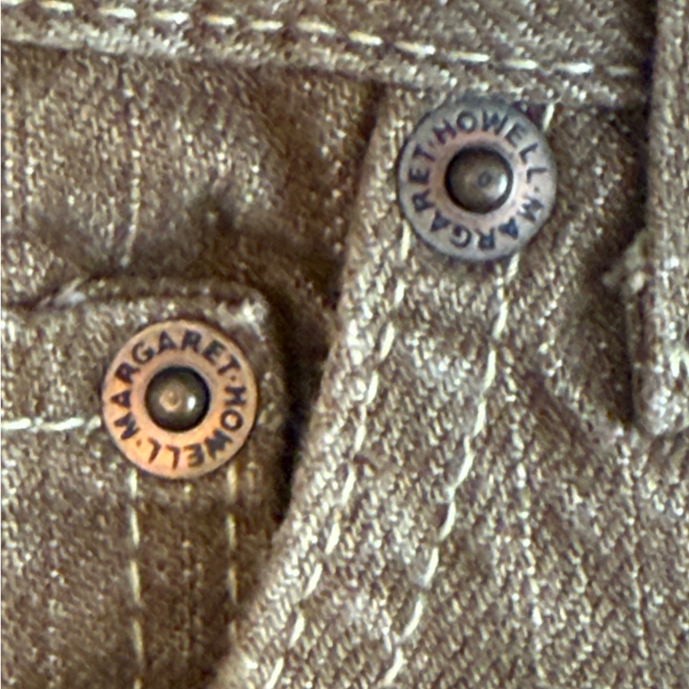 Elegant Brown A-Line Denim Skirt - Picture 12 of 12